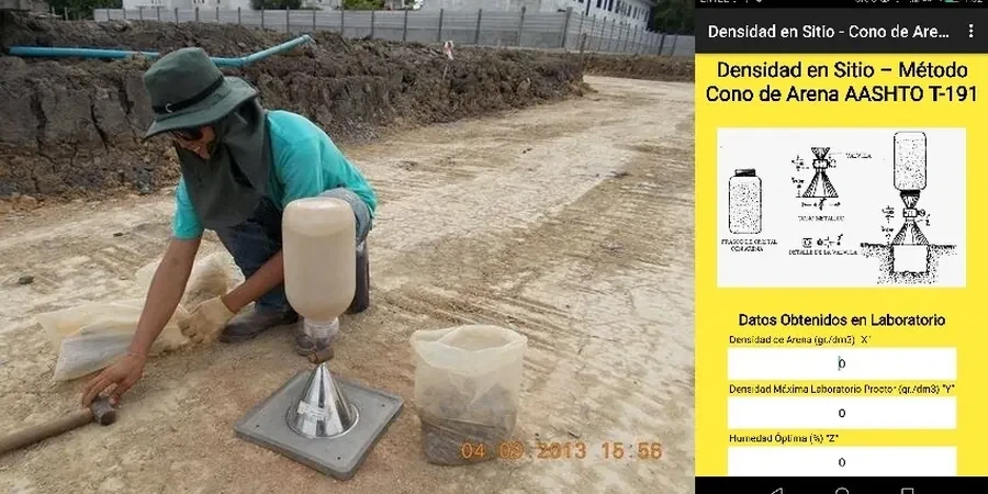Field Density Testing (Sand Cone Method) in Saanich, BC
